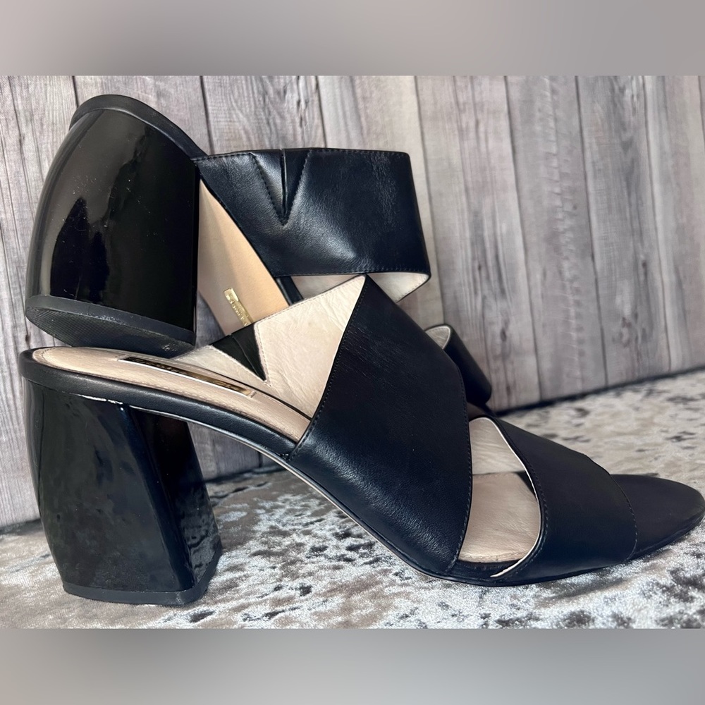 LOUISE ET CIE KAPA BLOCK-HEEL SLIDE